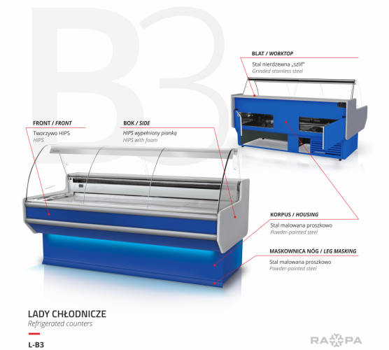 RAPA LB-3  wolnostojąca