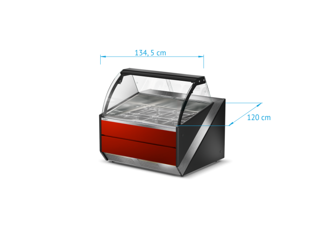Lada grzewcza RAPA  L-S DHBM  wolnostojąca