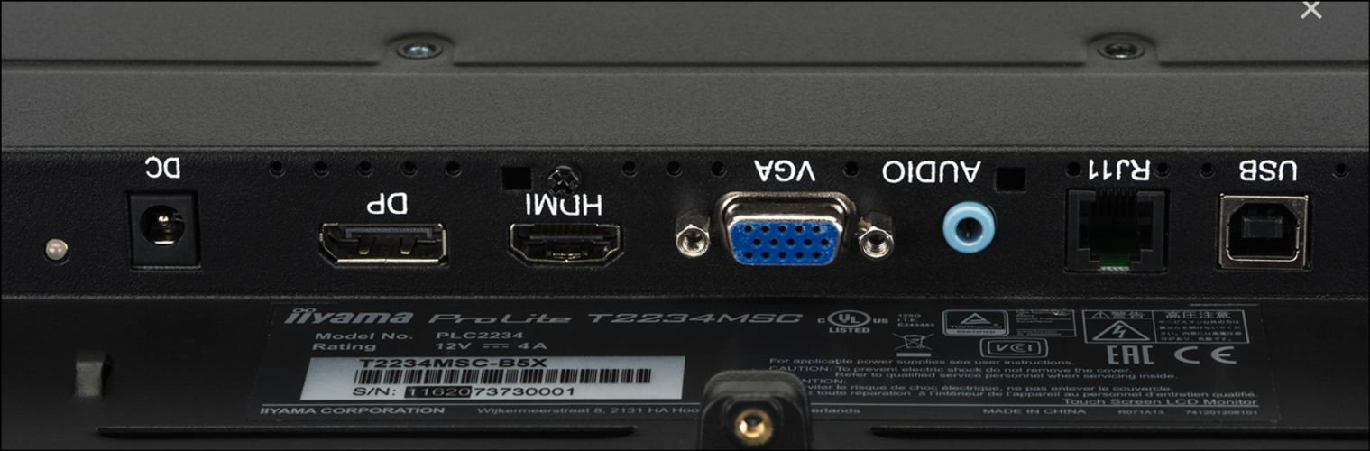 Monitor dotykowy iiyama ProLite T2234MSC-B6X